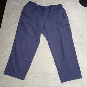 Vtg Propper BDU Pants Large Short Navy Battle Rip Stop Urban Survivalist Gorp